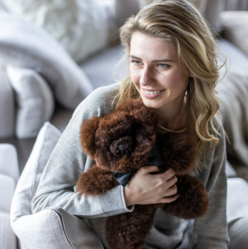 Preview: Weich PELU Teddybär braun